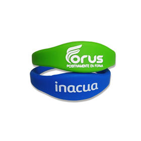 Embossed Printed Silicone Wristbands