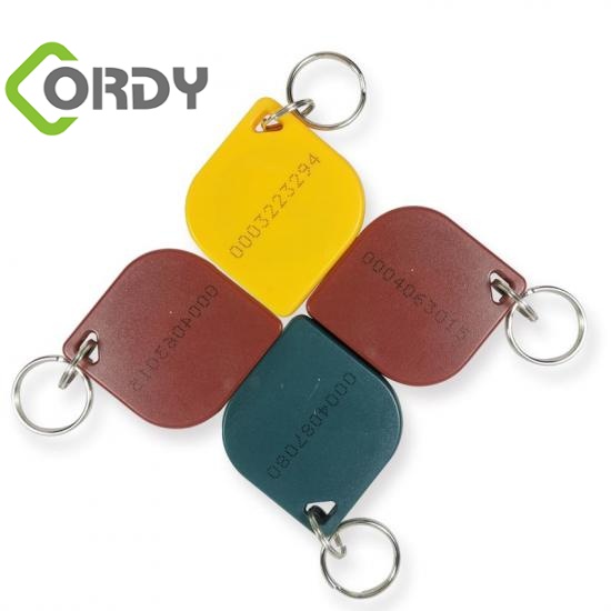 ABS RFID حلقة رئيسية سلسلة المفاتيح 