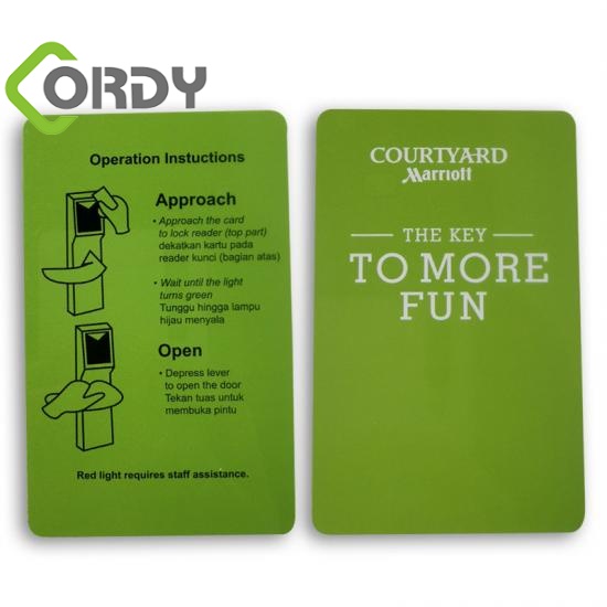 البطاقة الذكية RFID PVC
